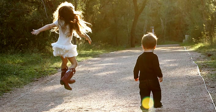 little girl in cowboy boots