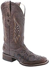 corral womens snakeinlay boots