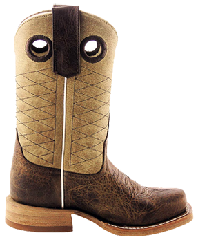 Cowboy Boots Boys - ANDERSON BEAN KIDS TAN AND BROWN PIT BULL KIDS COWBOY BOOTS