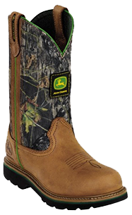John Deere Jo-Beth Pull-On - Womens Leather Work Boots
