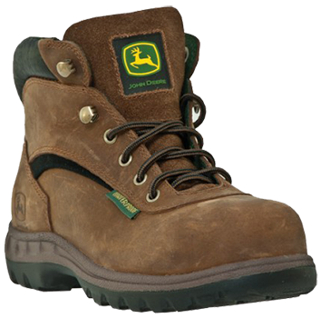 Womens Leather Work Boots - John Deere Memphis Hiker - Women's Work Boot