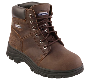 Womens Leather Work Boots - Skechers Womens Work Boot Relaxed Fit Workshire - Peril ST