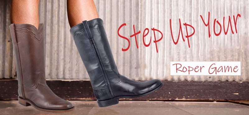 women's roper style boots