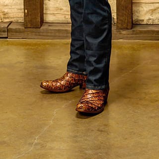 Pirarucu Fish Boots - Pirarucu Handmade Men's Boots
