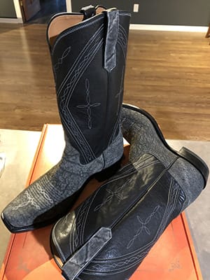 Arrival of Handmade Square Toe Cowboy Boots
