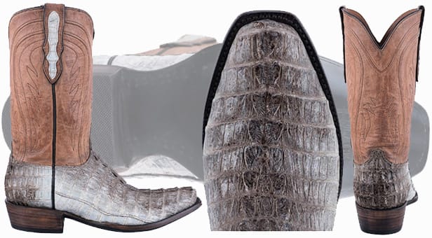 Black Jack Cowboy Boots - BLACK JACK EXCLUSIVE NATURAL CAIMAN TAIL BOOTS