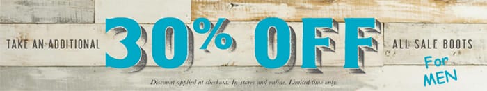 30 percent off men's handmade cowboy boots