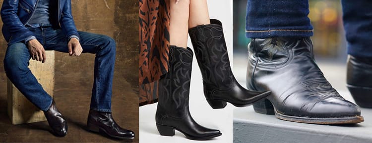 black cowgirl boots outfit