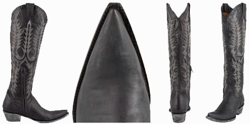 Black Cowgirl Boots - OLD GRINGO WOMENS BLACK MAYRA BOOTS