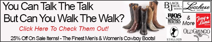 Cowboy Boots Sale 30% Off On Already Low Sale Price