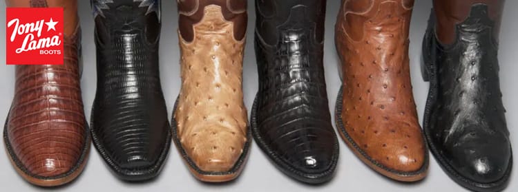 Tony Lama Men's Cowboy Boots Made In The USA