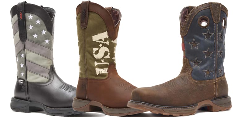 Patriotic American Flag Cowboy Western Handmade Boots