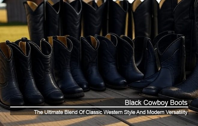 Black Cowboy Boots: Classic Western Style Meets Modern Versatility