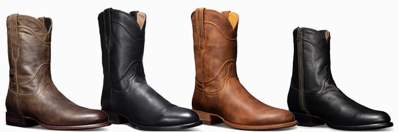 Tecovas Cowboy boots, Tecovas Ropers, Tecovas Shortie boot