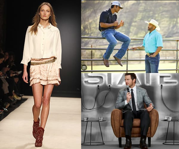 Cowboy Boots are Everywhere from stage to fashion runways!